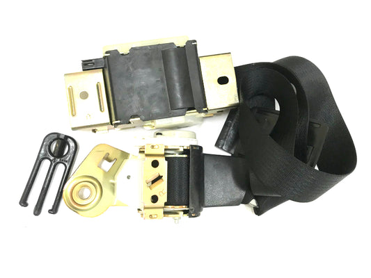 New OEM 1997-2002 Cadillac Eldorado Passenger Front Seat Belt Black Right, Part # 88950720