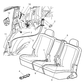 Seat Belt Rear Inner Center