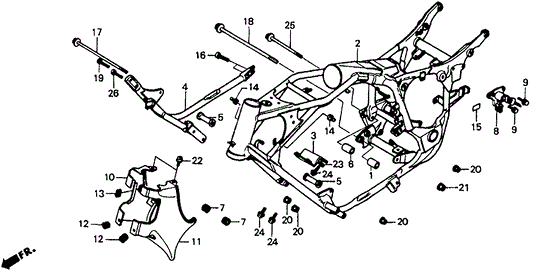 Bracket, Fr. Engine Hanger