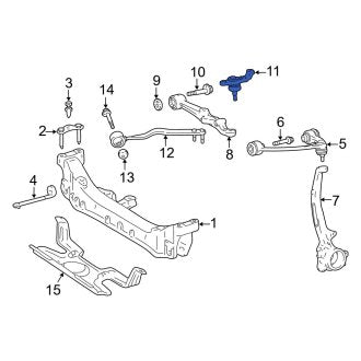 New OEM Front Left Lower Suspension Ball Joint Fits, 1995-1997 Lexus LS - Part # 4334059036