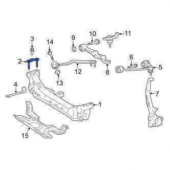 New OEM Suspension Crossmember Bolt Fits, 1995-2000 Lexus LS - Part # 5122950020