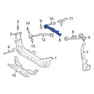 New OEM Front Right Lower Suspension Control Arm Fits, 1995-2000 Lexus LS - Part # 4806850020