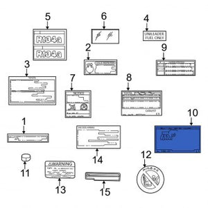 New OEM Genuine Lexus, Engine Decal - Part # 1779220060