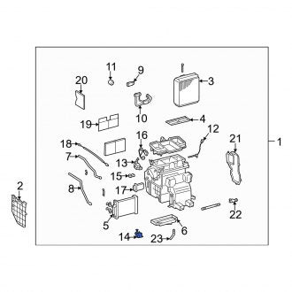 New OEM HVAC Air Inlet Door Actuator Fits, 1997-2001 Lexus ES - Part # 8710633130