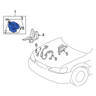 New OEM ABS Modulator Valve Fits, 1997-2001 Lexus ES - Part # 4405033020