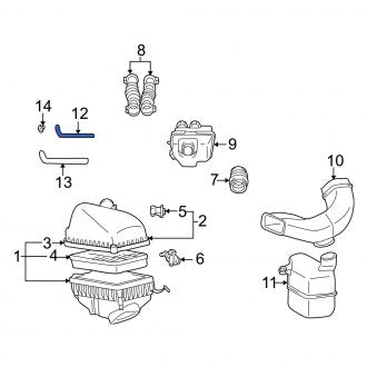 New OEM PCV Valve Hose Fits, 1999-2001 Lexus ES - Part # 1226220020