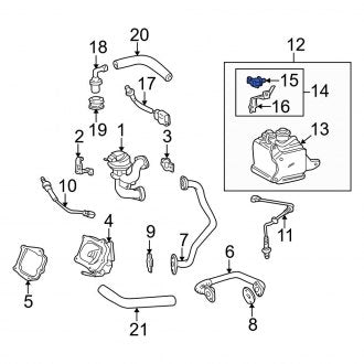 New OEM Vapor Canister Purge Solenoid Fits, 1997-1998 Lexus ES - Part # 2586020020