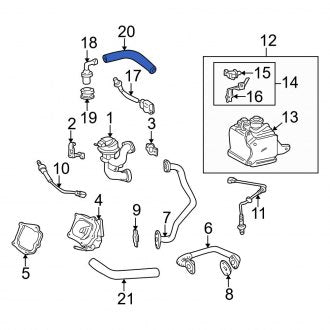 New OEM PCV Valve Hose Fits, 1998 Lexus ES - Part # 122780A020