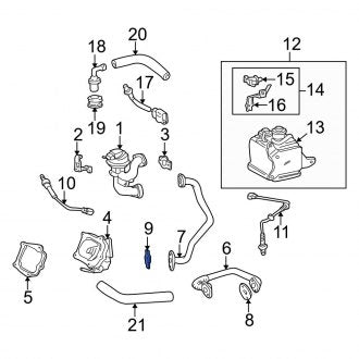 New OEM Exhaust Gas Recirculation Fits, 1997-1998 Lexus ES - Part # 2562820010