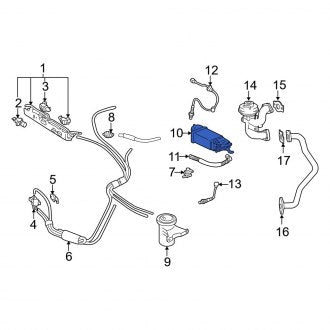 New OEM Vapor Canister Fits, 2000-2001 Lexus ES - Part # 7774033122