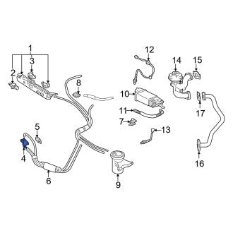 New OEM Exhaust Gas Recirculation Fits, 1999-2001 Lexus ES - Part # 9091012193