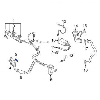 New OEM Exhaust Gas Recirculation Fits, 1999-2001 Lexus ES - Part # 2586120070