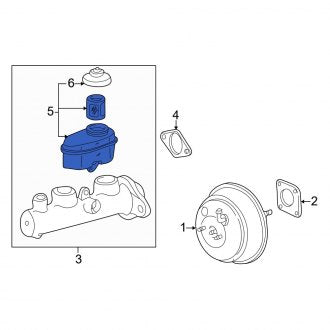 New OEM Brake Master Cylinder Reservoir Fits, 1997-1999 Lexus ES - Part # 4722033011