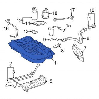 New OEM Fuel Tank Fits, 1997-1998 Lexus ES - Part # 7700139395