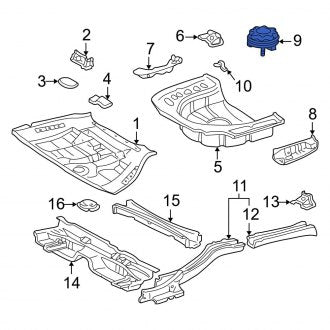 New OEM Spare Tire Stud Fits, 1997-2001 Lexus ES - Part # 5190033010