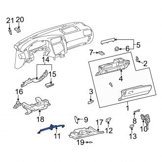 New OEM Glove Box Door Striker Fits, 1998-2005 Lexus GS - Part # 5559030010