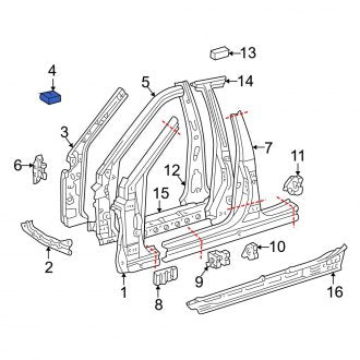 New OEM Genuine Lexus, Sound Absorber - Part # 6215130070