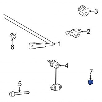 New OEM Front Suspension Stabilizer Bar Link Nut Fits, 1993-1997, 2000-2005 Lexus GS - Part # 9017912051