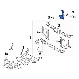 New OEM Hood Latch Support Fits, 1998-2007 Lexus LX - Part # 5320960062