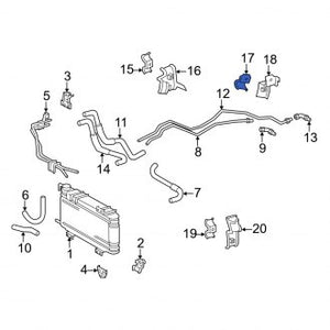 New OEM Genuine Lexus, Automatic Transmission Oil Cooler Clamp - Part # 3292860070