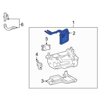 New OEM Front HVAC Heater Core Fits, 1998-2007 Lexus LX - Part # 8710760361