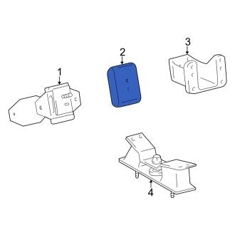 New OEM Engine Mount Support Bracket Fits, 1998-2007 Lexus LX - Part # 1238150100