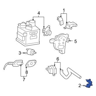 New OEM Exhaust Gas Recirculation Fits, 2001-2005 Lexus LS - Part # 2586050100