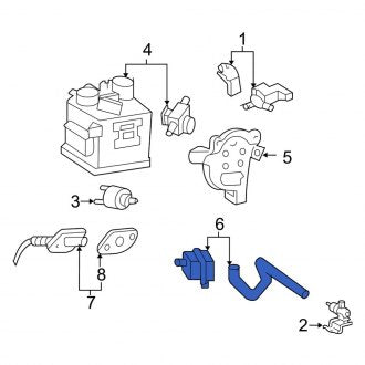 New OEM Evaporative Emissions System Lines Fits, 2003-2004 Lexus LX - Part # 7775460270