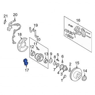 New OEM Front Disc Brake Pad Set Fits, 2002-2007 Lexus LX - Part # 446560230