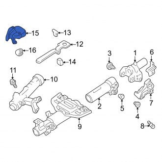 New OEM Steering Column Housing Support Fits, 1998-2007 Lexus LX - Part # 4580560010