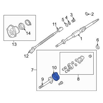 New OEM Steering Column Tube Fits, 1998-2002 Lexus LX - Part # 4528960020