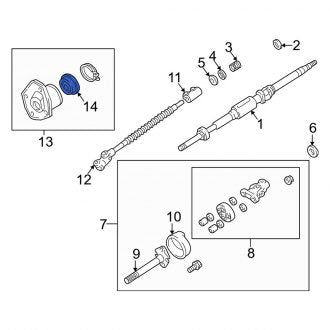 New OEM Lower Steering Column Cover Plug Fits, 1998-2002 Lexus LX - Part # 4502660010