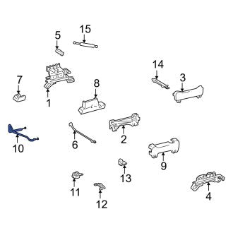 New OEM Rear Seat Flex Cable Fits, 2000-2007 Lexus LX - Part # 7269560091