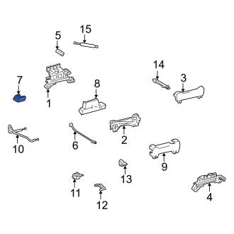 New OEM Seat Track Cover Fits, 1998-2007 Lexus LX - Part # 7923660050B1