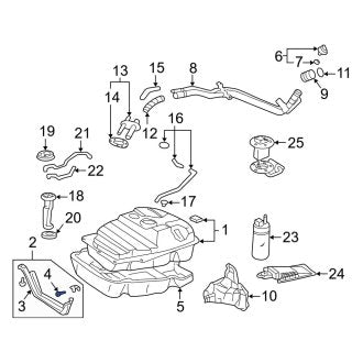 New OEM Genuine Lexus, Fuel Tank Strap Pin - Part # 9024008060