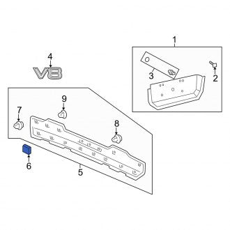 New OEM Genuine Lexus, Bumper Trim Insulator - Part # 7559460040