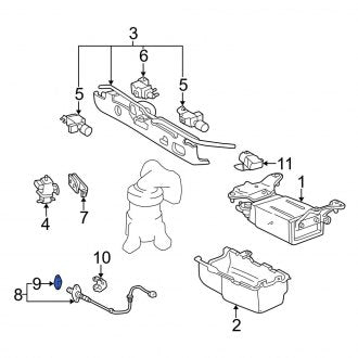 New OEM Oxygen Sensor Gasket Fits, 1998-2007 Lexus LX - Part # 894662002083