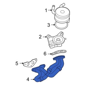 New OEM Left Engine Oil Cooler Line Fits, 2007-2018 Lexus ES - Part # 1577131010