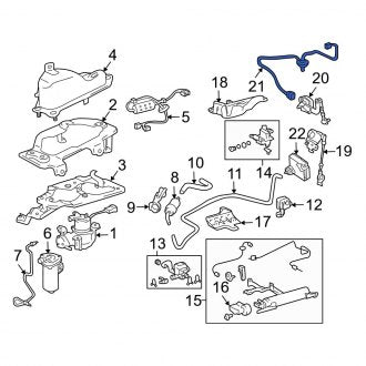 New OEM Left Suspension Self-Leveling Wiring Harness Fits, 2004 Lexus RX - Part # 8924448040