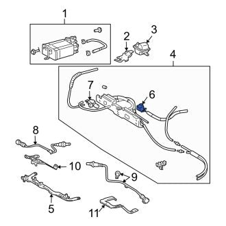 New OEM Vapor Canister Purge Valve Assembly Fits, 2004-2006 Lexus ES - Part # 2570120220