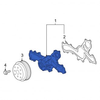 New OEM Engine Water Pump Fits, 2007-2018 Lexus ES - Part # 1610009442