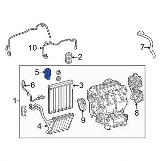 New OEM A/C Expansion Valve Fits, 2007-2012 Lexus ES - Part # 8851533020