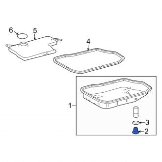 New OEM Transmission Drain Plug Fits, 2022-2024 Lexus LX - Part # 9034112034