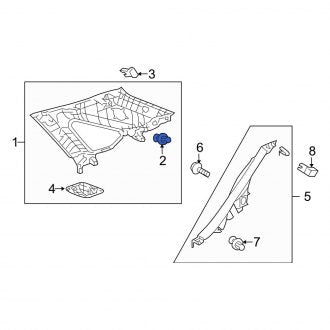 New OEM Genuine Lexus, Rear Coat Hook - Part # 6291100000000000