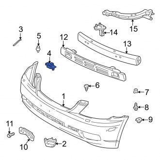 New OEM Genuine Lexus, Front Bumper Cover Reinforcement - Part # 5213253010