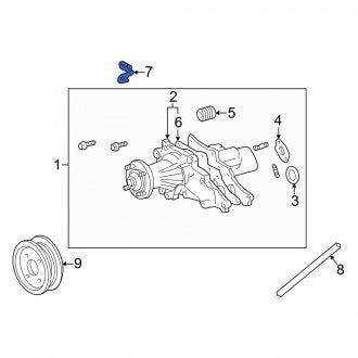 New OEM Genuine Lexus, Engine Water Pump Bracket - Part # 9092902007