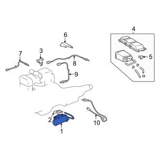 New OEM Exhaust Gas Recirculation Fits, 2001-2005 Lexus GS - Part # 9091012243