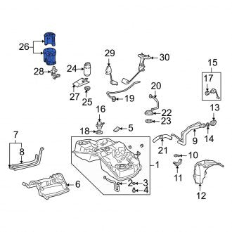 New OEM Fuel Pump Filter Fits, 2002-2012 Lexus ES - Part # 233000A020