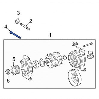 New OEM Genuine Lexus, Alternator Bracket Bolt - Part # 9010510557