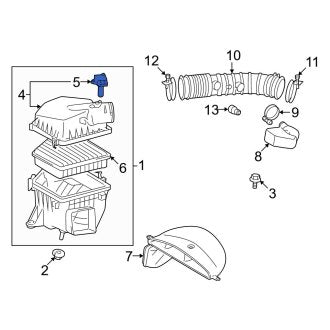 New OEM Mass Air Flow Sensor Fits, 2007-2012 Lexus ES - Part # 2220431020